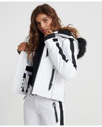 Superdry Chaqueta de esquí Carve - Blanco