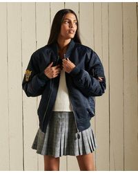 Superdry - Oversized Ma1 Bomber Jacket - Lyst