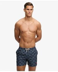 Superdry - & Co Premium Printed 15-inch Swim Shorts - Lyst