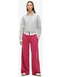Superdry - Ladies Embroidered Wash Straight joggers - Lyst