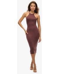Superdry - Modal Classic T Back Jersey Midi Dress - Lyst