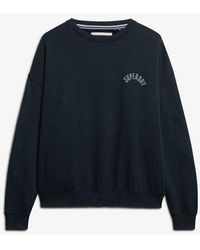 Superdry - & Co Athletic Essentials Printed Crew Sweatshirt - Lyst