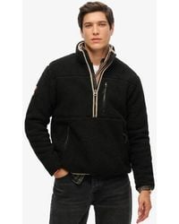 Superdry - & Co Outdoor Half Zip Sherpa Fleece - Lyst