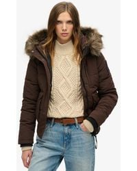 Superdry - Everest Hooded Bomber Jacket - Lyst