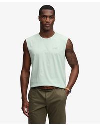 Superdry - & Co Organic Cotton Essential Logo Tank Top - Lyst
