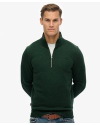 Superdry - Homme Sweat À Demi-Zip Logo Vintage Brodé Taille - Lyst