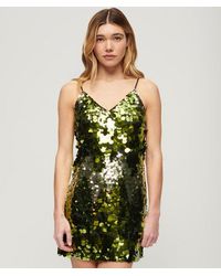 Superdry - & Co Slim Fit Disco Sequin Mini Dress - Lyst