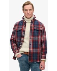 Superdry - & Co Checked The Merchant Store Heavy Long Sleeve Shirt - Lyst