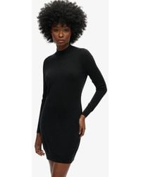 Superdry - & Co Merino Long Sleeve Knit Dress - Lyst