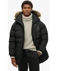 Superdry - & Co Lange Gewatteerde Everest Parka - Lyst