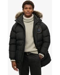 Superdry - Parka longue matelassée everest - Lyst