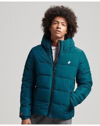 Superdry - Sports Puffer Hooded Jacket - Lyst