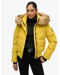 Superdry - Everest Hooded Bomber Jacket - Lyst