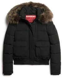 Superdry - & Co Everest Hooded Bomber Jacket - Lyst