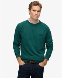 Superdry - & Co Essential Logo Raglan Crew Sweatshirt - Lyst