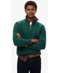 Superdry - Essential Logo Half Zip Sweatshirt - Lyst