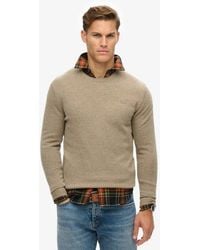 Superdry - & Co Slim Fit Essential Crew Jumper - Lyst