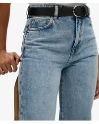 Superdry - & Co Organic Cotton High Rise Wide Leg Jeans - Lyst