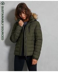Superdry Fur jackets for Women | Online Sale up to 30% off | Lyst