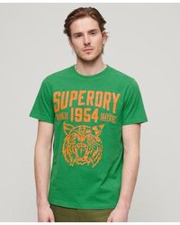 Superdry - Track & Field Athletic T-shirt Met Print - Lyst