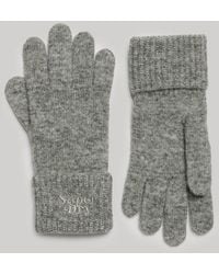 Superdry - Knitted Ribbed Gloves - Lyst