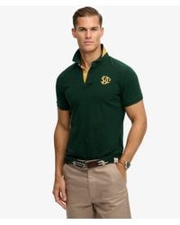 Superdry - & Co Pique Monogram Polo Shirt - Lyst
