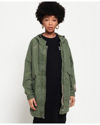 Superdry - Bianca Oversized Parka Jacket Soft - Lyst