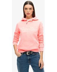 Superdry - & Co Neon Graphic Hoodie - Lyst