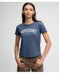 Superdry - & Co Athletic Essentials Fitted Graphic T-shirt - Lyst
