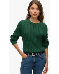 Superdry - Cable Knit Slouchy Jumper - Lyst