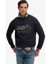 Superdry - & Co The Merchant Store - Vintage Print Sweatshirt - Lyst