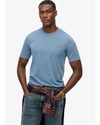 Superdry - Homme T-Shirt Décontracté À Motif En Relief Athletic Taille - Lyst