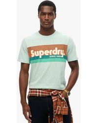 Superdry - Terrain Logo Stripe Relaxed T-shirt - Lyst