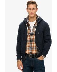 Superdry - Essential Logo Half Brushed Zip Hoodie - Lyst