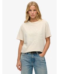 Superdry - Athletic Tonal Oversized T-shirt - Lyst