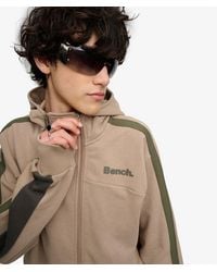 Superdry - Bench X & Co Bench Double Zip Hooded Stripe Sweatshirt - Lyst