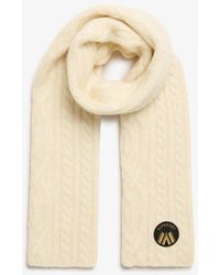 Superdry - Cable Luxe Knit Scarf - Lyst