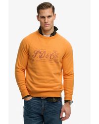 Superdry - The Merchant Store - Vintage Print Sweatshirt - Lyst