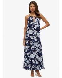 Superdry - Floral Print Beach Cami Maxi Dress - Lyst