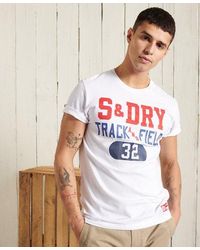 Superdry - Lightweight Track & Field Graphic T-shirt - Lyst
