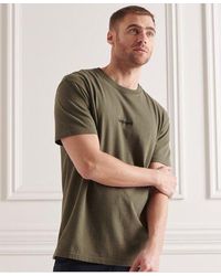 Superdry - Micro Logo Box Fit T-Shirt Deep - Lyst