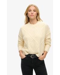 Superdry - Chunky Cable Knit Jumper - Lyst