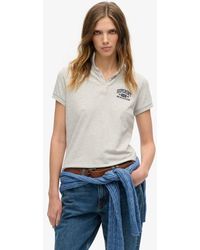 Superdry - & Co Ladies Slim Fit 90s Fitted Polo Shirt - Lyst