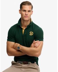 Superdry - & Co Pique Monogram Polo Shirt - Lyst
