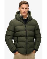 Superdry - Hooded Sports Puffer Jacket - Lyst