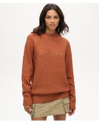 Superdry - & Co Oversized Knitted Chunky Raglan Jumper - Lyst