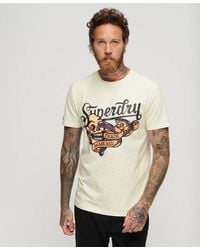 Superdry - Tattoo Script Front Print T-Shirt - Lyst