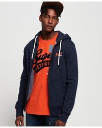 Superdry - Label Classic Zip Hoodie Classic Feeder - Lyst