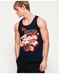 Superdry - Super Seven Mid Weight Vest Top Nu - Lyst