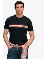 Superdry - & Co Outdoor Stripe Logo Relaxed T-shirt - Lyst